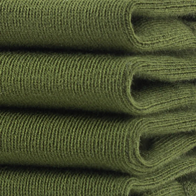 Socks No Show Moss (two-pack)