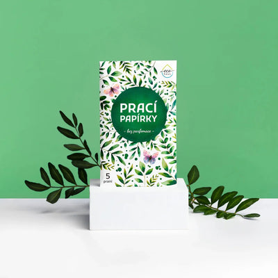 Prací papírky na ponožkoboty bez parfemace 5 ks