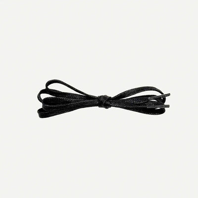 Waxed shoelaces black