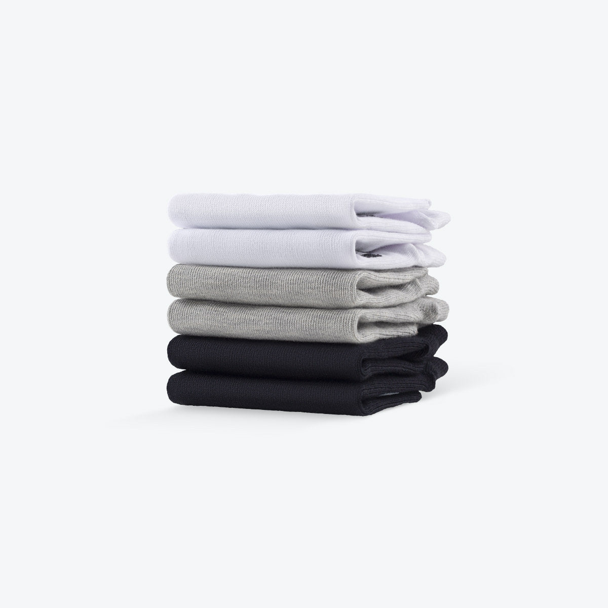 Ponožky Low Cut White/Grey/Black (trojpack)